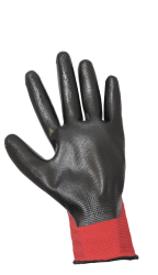 Gloves Nitrile Sz 10 Black/Red
