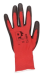 Gloves PU Coated Size 10 Grey/Red