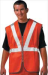 Hivis Traffic Jacket L Orange
